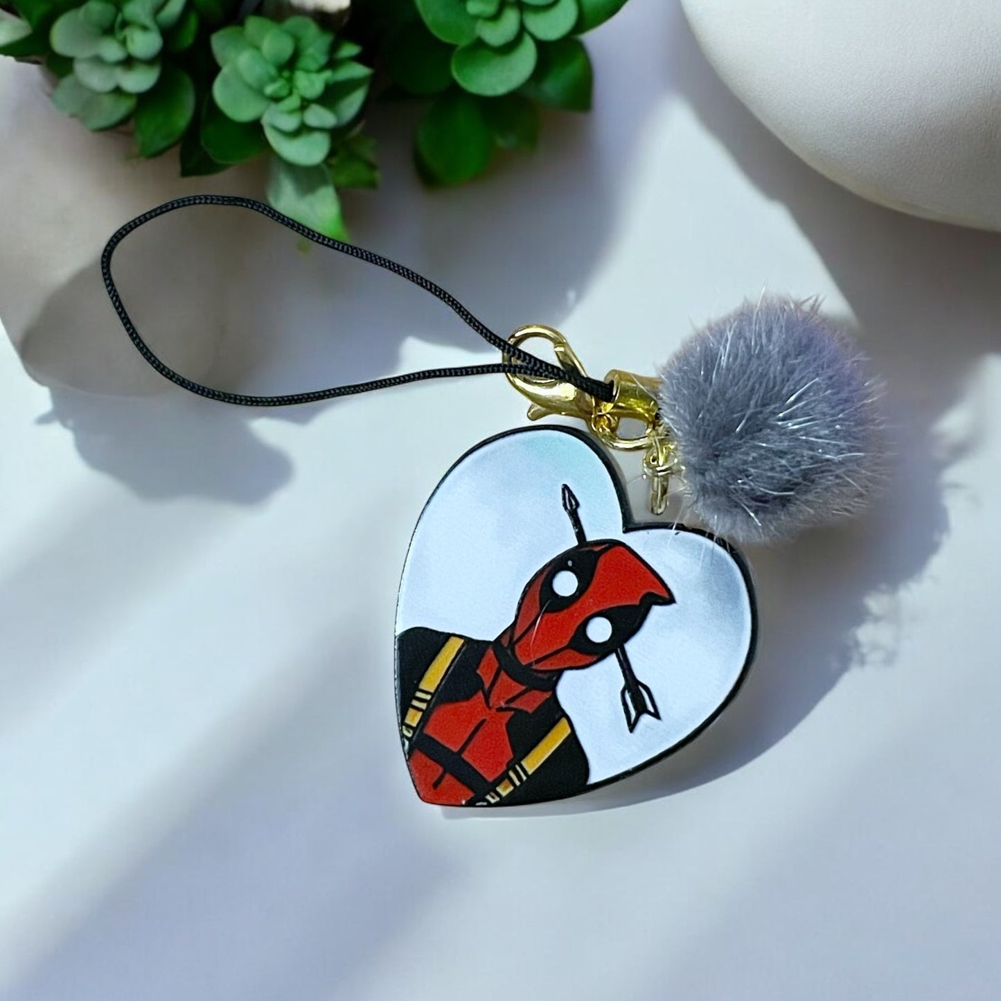 Deadpool Phone Charm
