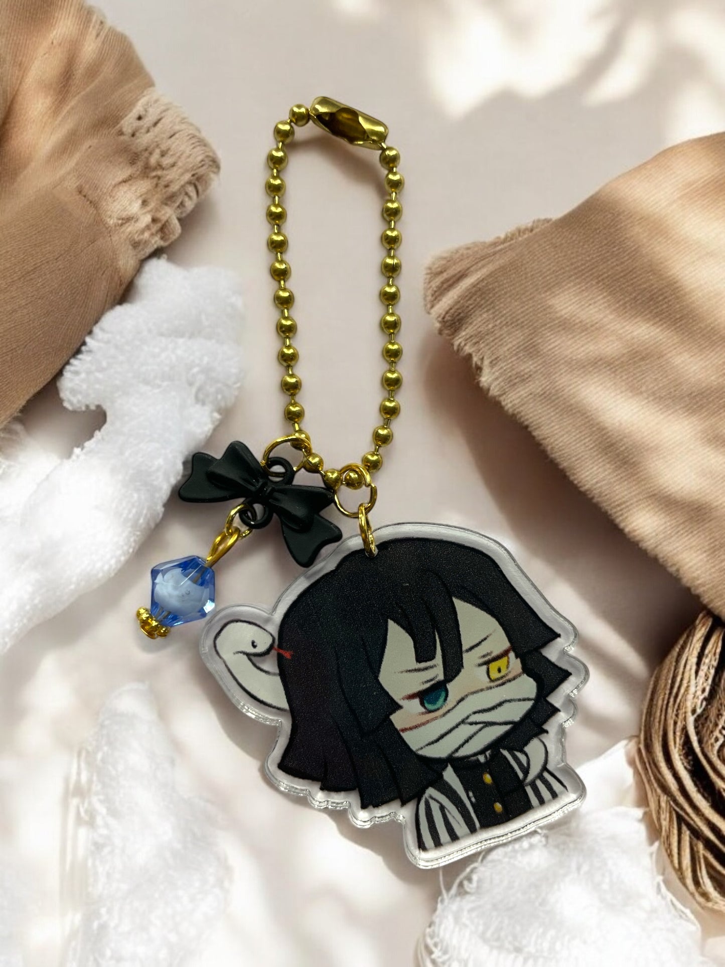 Anime Obanai - Demon Slayer Keychain