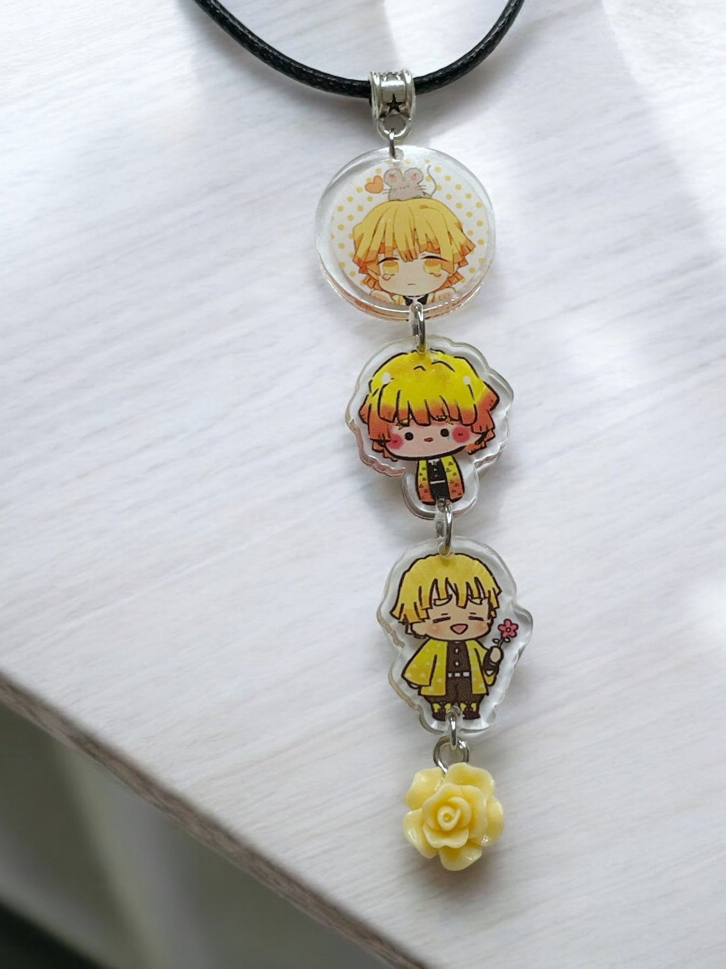 Anime Zenitzu Demon Slayer Necklace