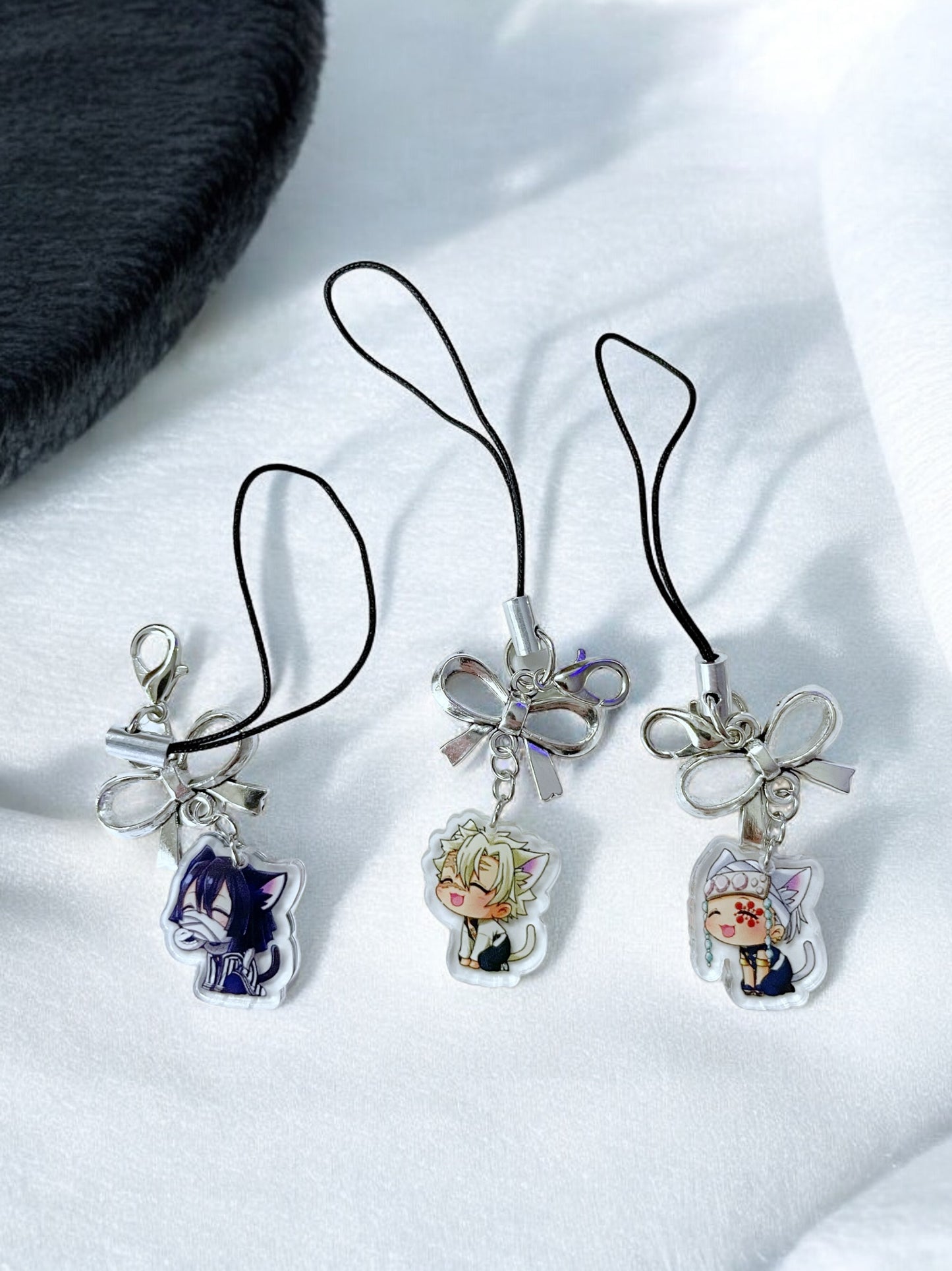 Anime Kitty Demon Slayer Phone Charm