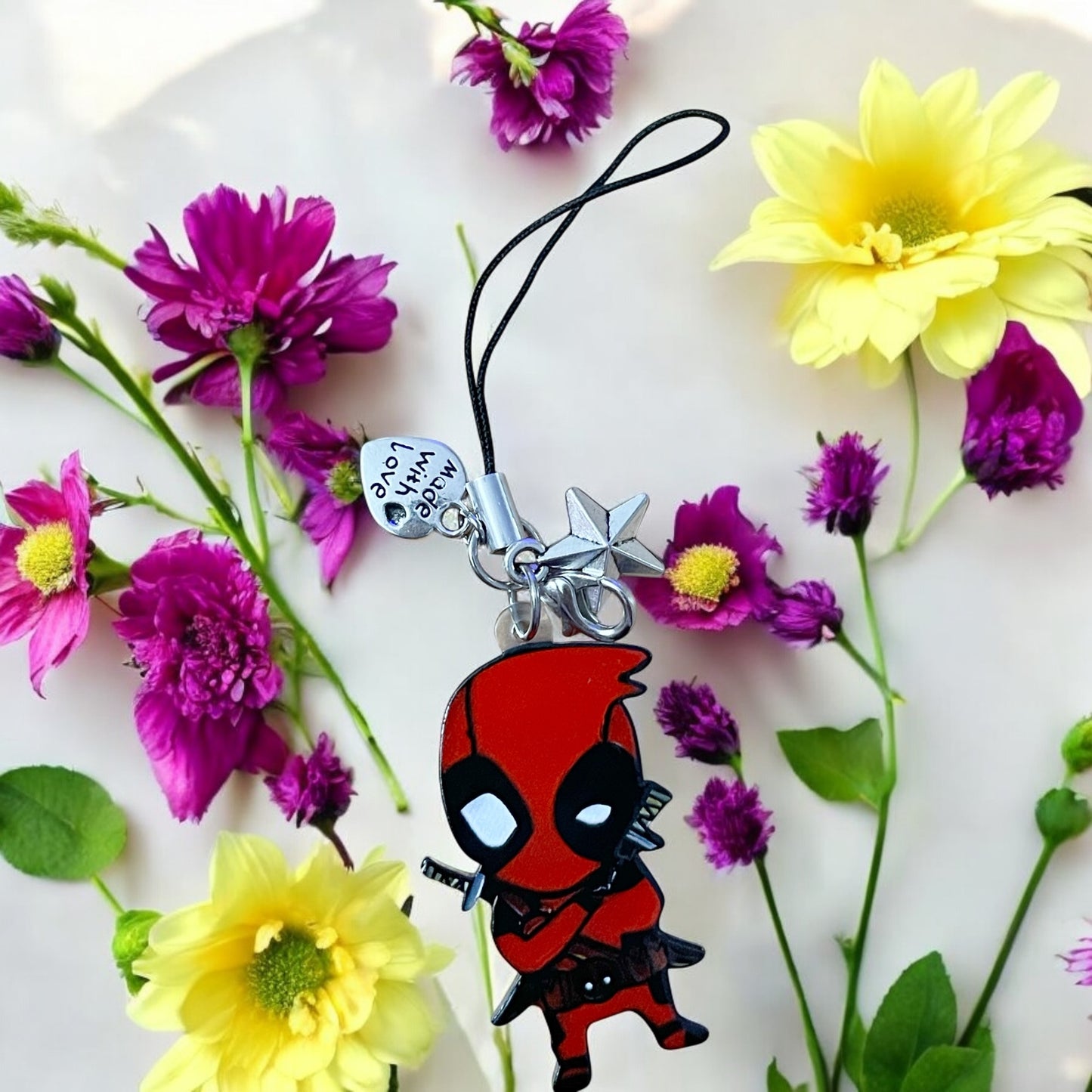 Deadpool Phone Charm