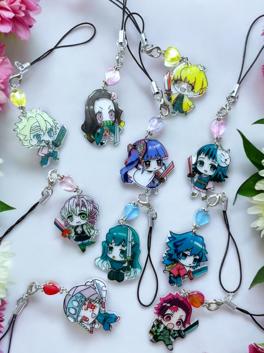 Anime Demon Slayer Phone Charm