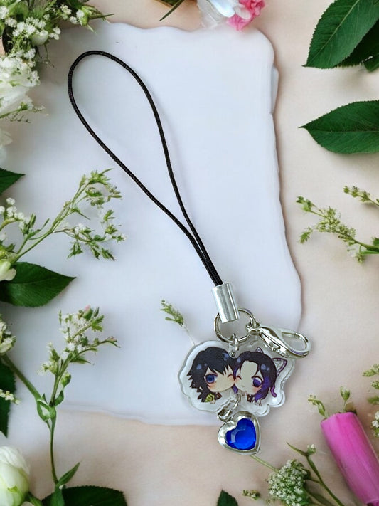 Anime Couples -Demon Slayer Phone Charm
