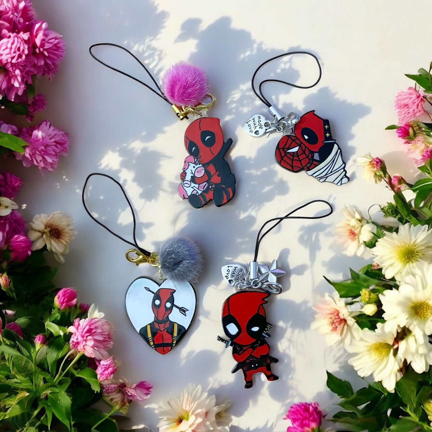 Deadpool Phone Charm