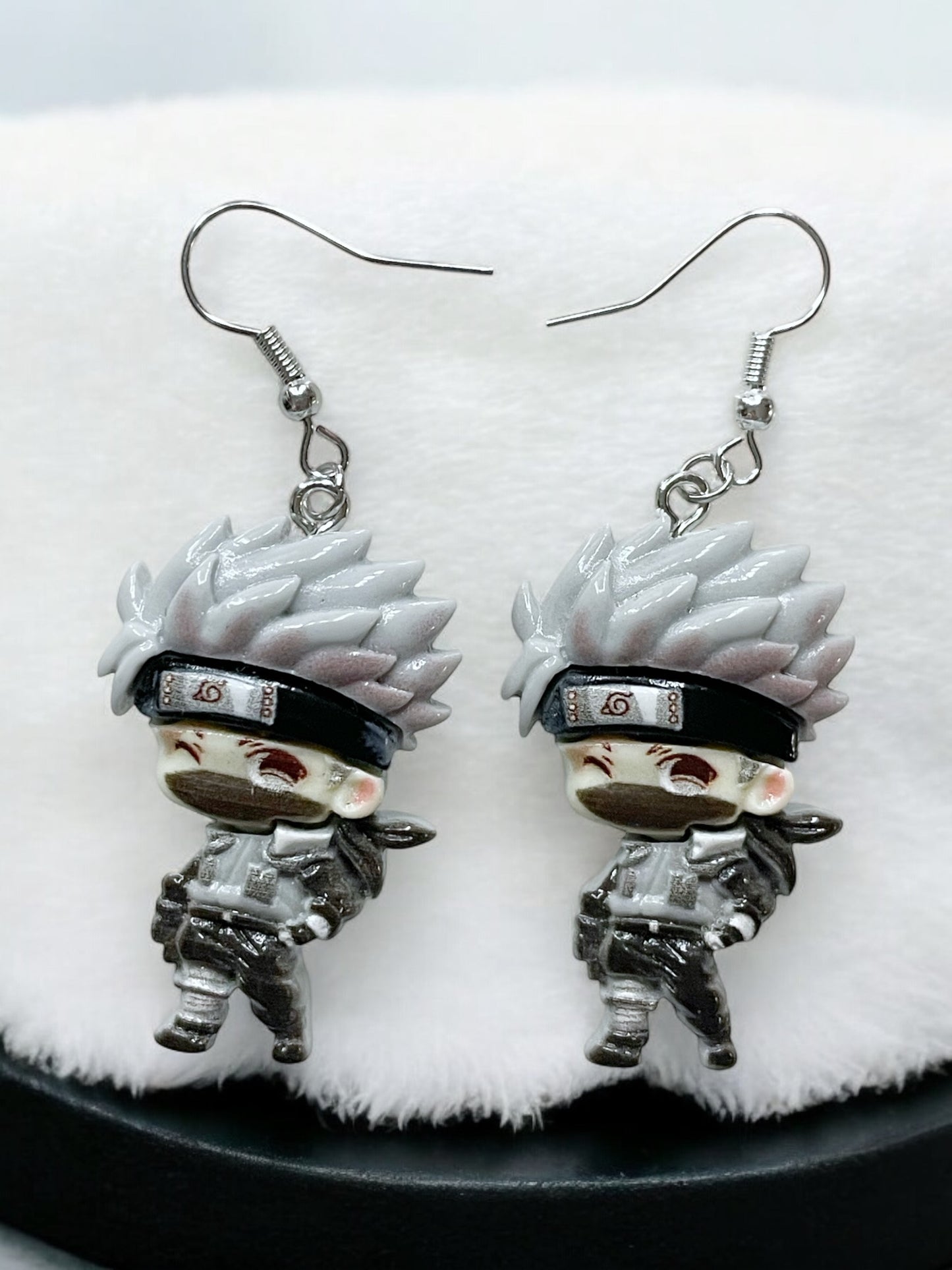 Anime Kakashi - Naruto Dangly Earrings