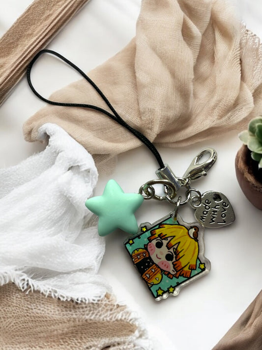 Anime Demon Slayer Phone Charm