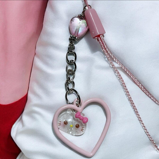 Hello Kitty Phone Charm Wrist Strap