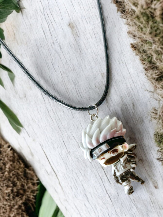 Anime Kakashi- Naruto Necklace