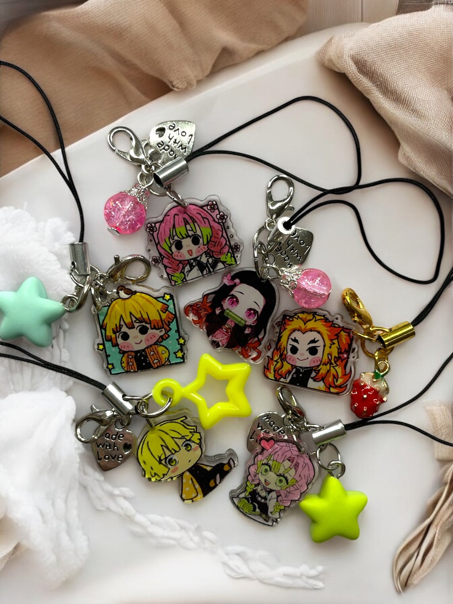 Anime Demon Slayer Phone Charm