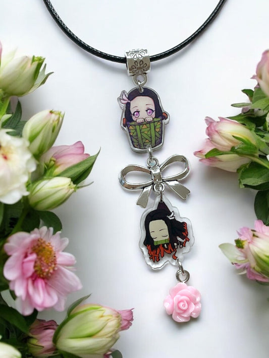 Anime Nezuko Demon Slayer Necklace