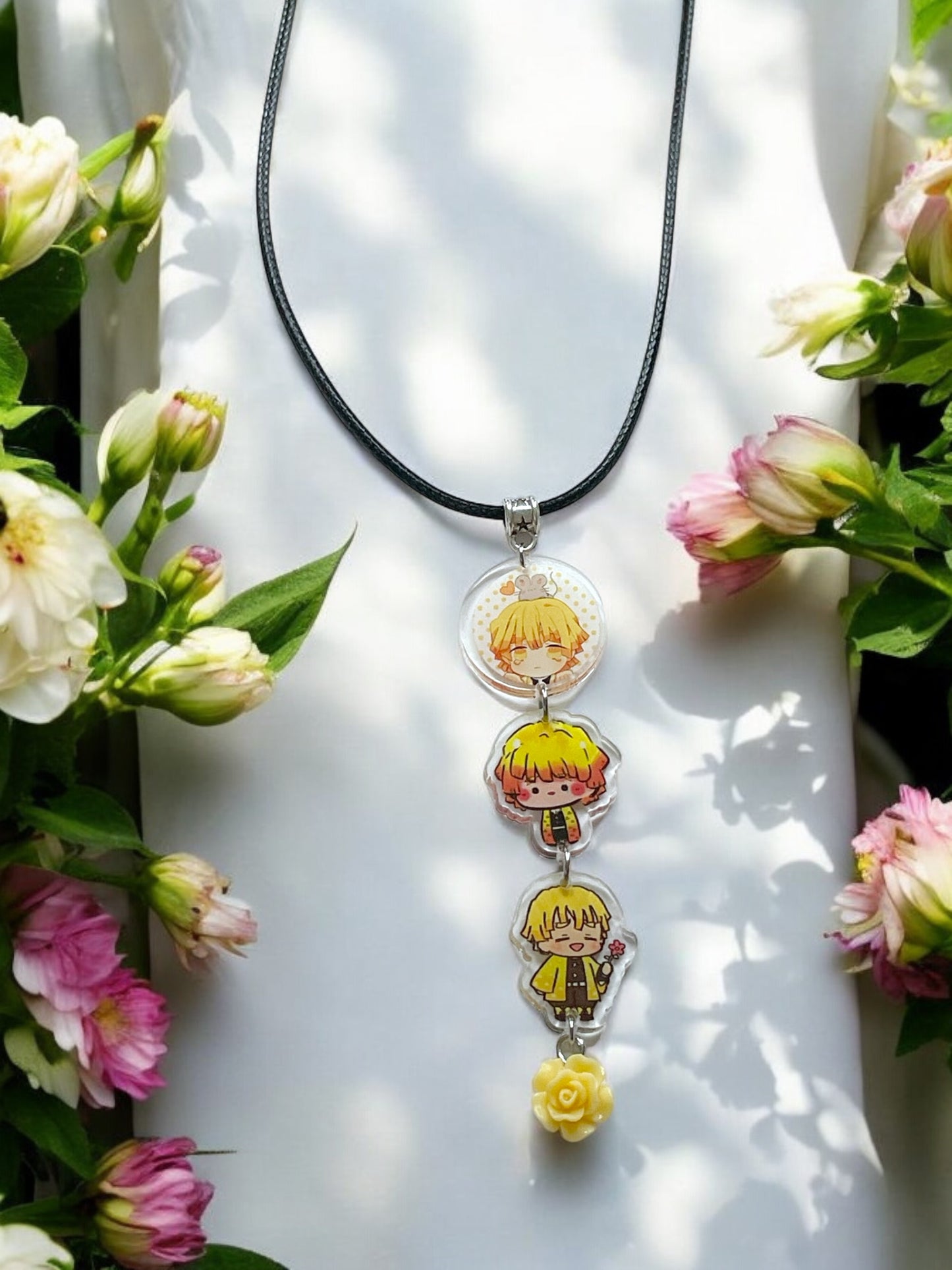 Anime Zenitzu Demon Slayer Necklace