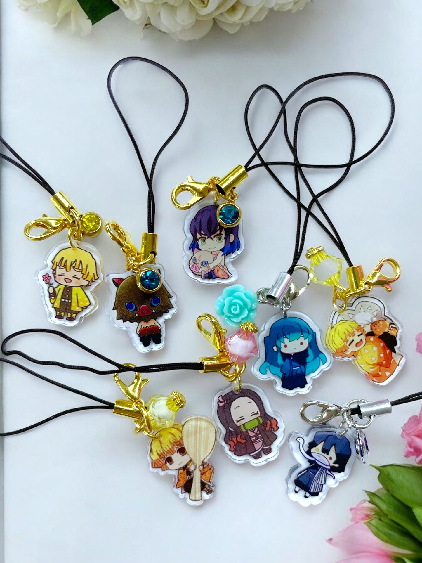 Anime Demon Slayer Phone Charm